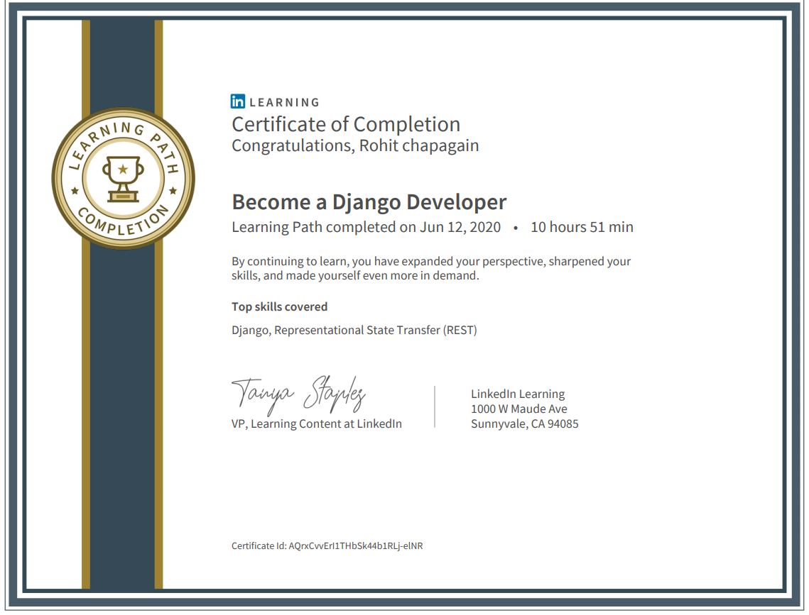 Certification 3