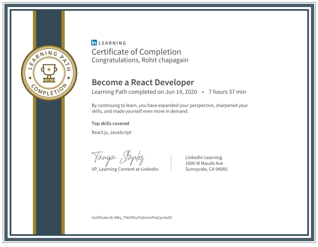 Certification 3